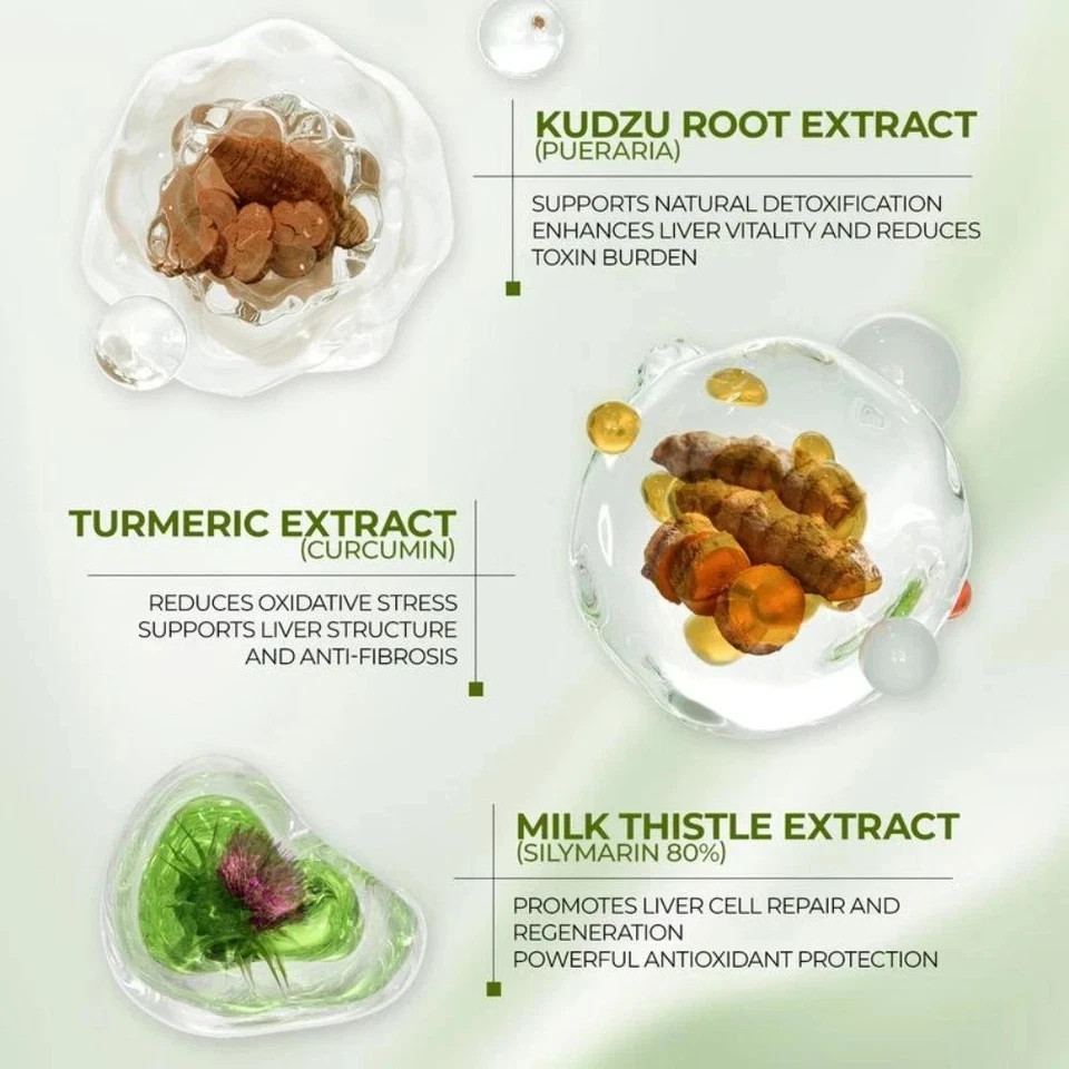 Oxyenergy Milk Thistle Liver Detox & Colon CleanseNatural Liver Health Support