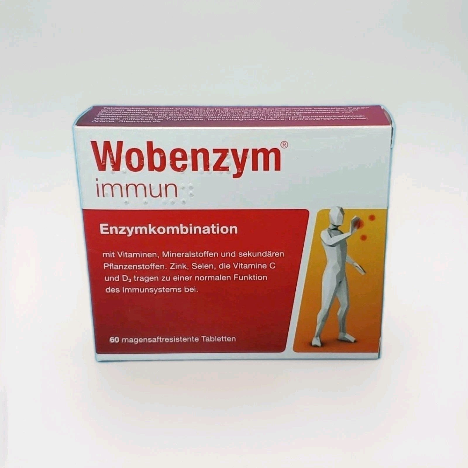 Wobenzym Joint Health Plus Immune Support 60 Tablets Exp 5/2027