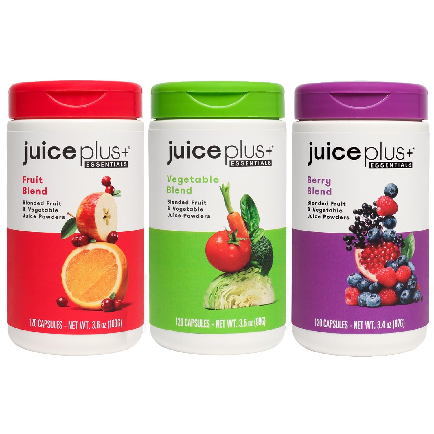 JuicePlus+ Fruit Vegetable & Berry Blend Nutrient-Packed Ingredients For Hear…