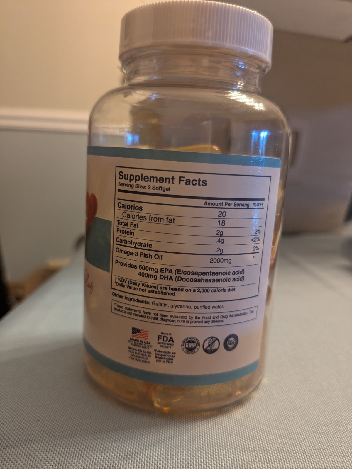 Eternal Spirit Beauty – Omega-3 fish oil 1000mg supports healthy heart