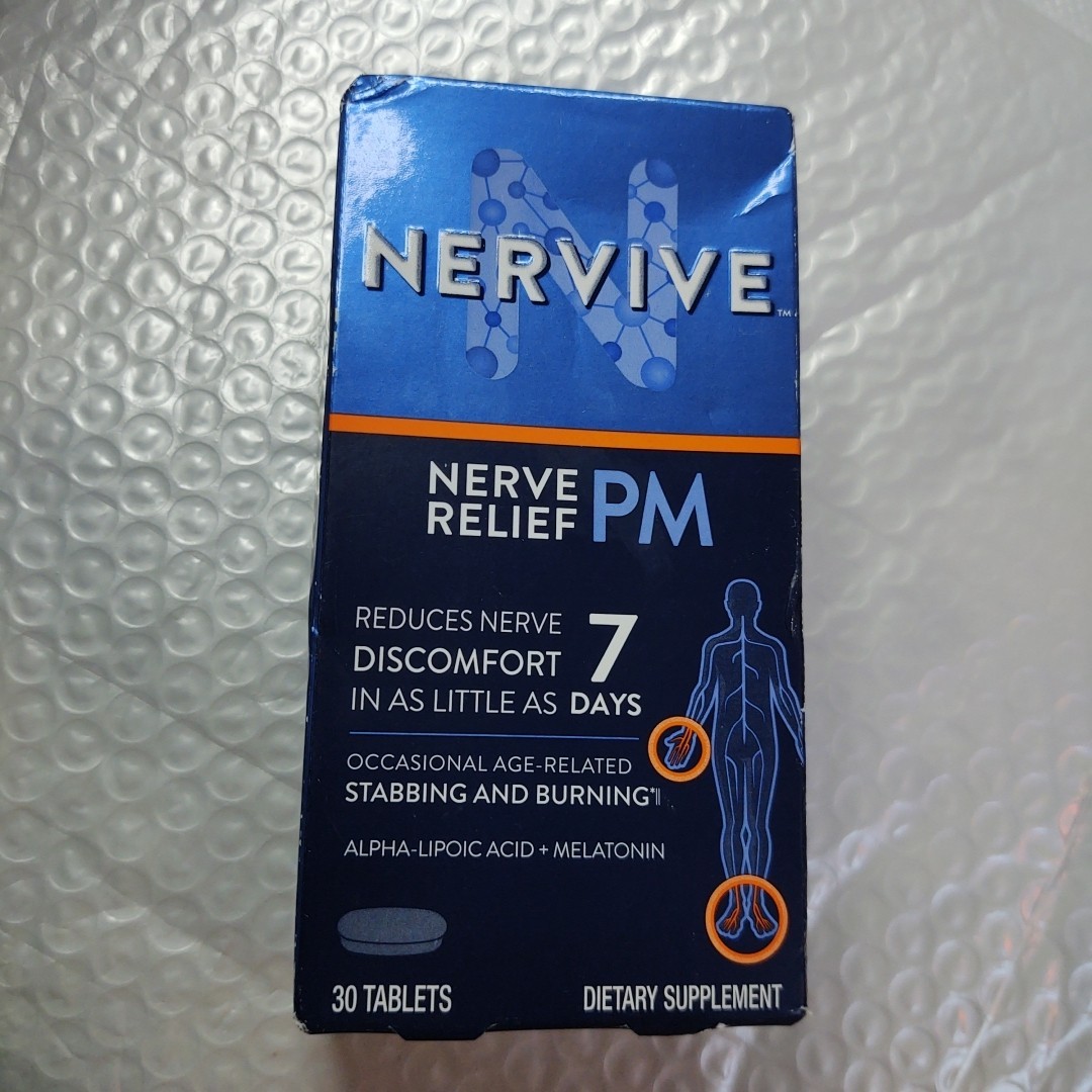 Nervive Nerve Relief PM New Sealed 30 ct Exp 08/26