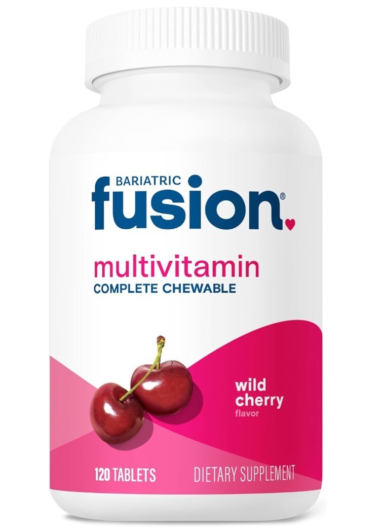 Bariatric Fusion WILD CHERRY Complete Chewable Bariatric Multivitamin 120 Tablet