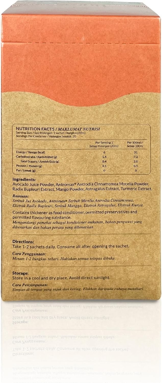 Tigrox Livetal Antrodia Cinnamomea Botanical Beverage – Immune Support Formula –