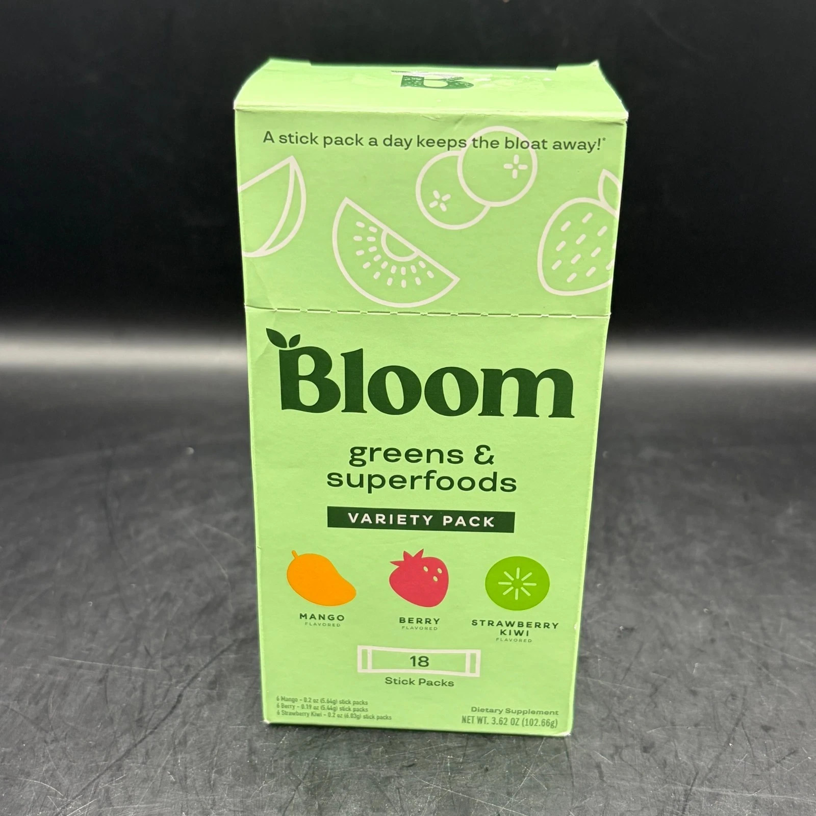 BLOOM NUTRITION Greens and Superfoods Limited Edition – 3.86oz/18ct