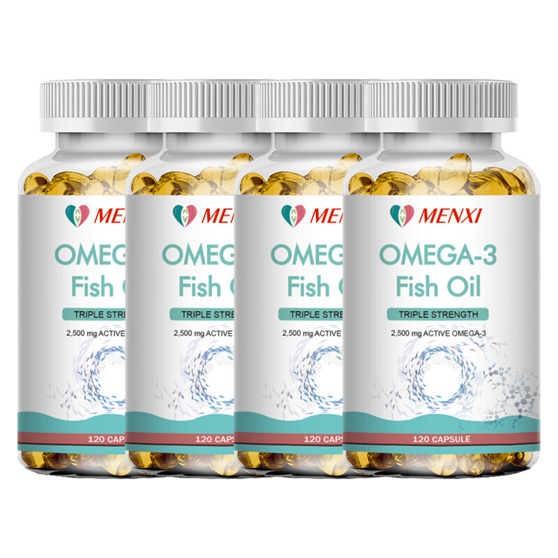 1/2/4x Omega 3 Fish Oil Capsules Triple Strength Joint Support 3600 mg EPA & DHA