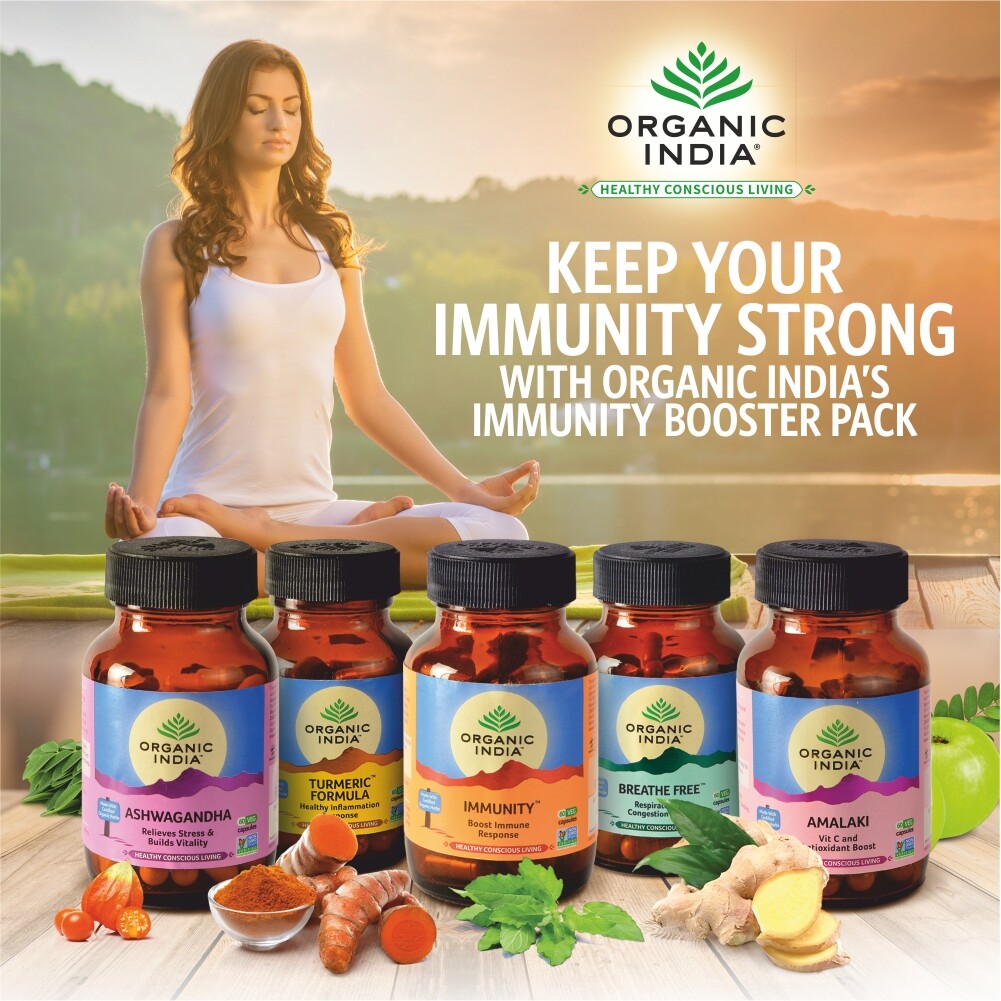 Triphala Organic India 3 BOX 180 caps Digestion Colon Immunity Support!