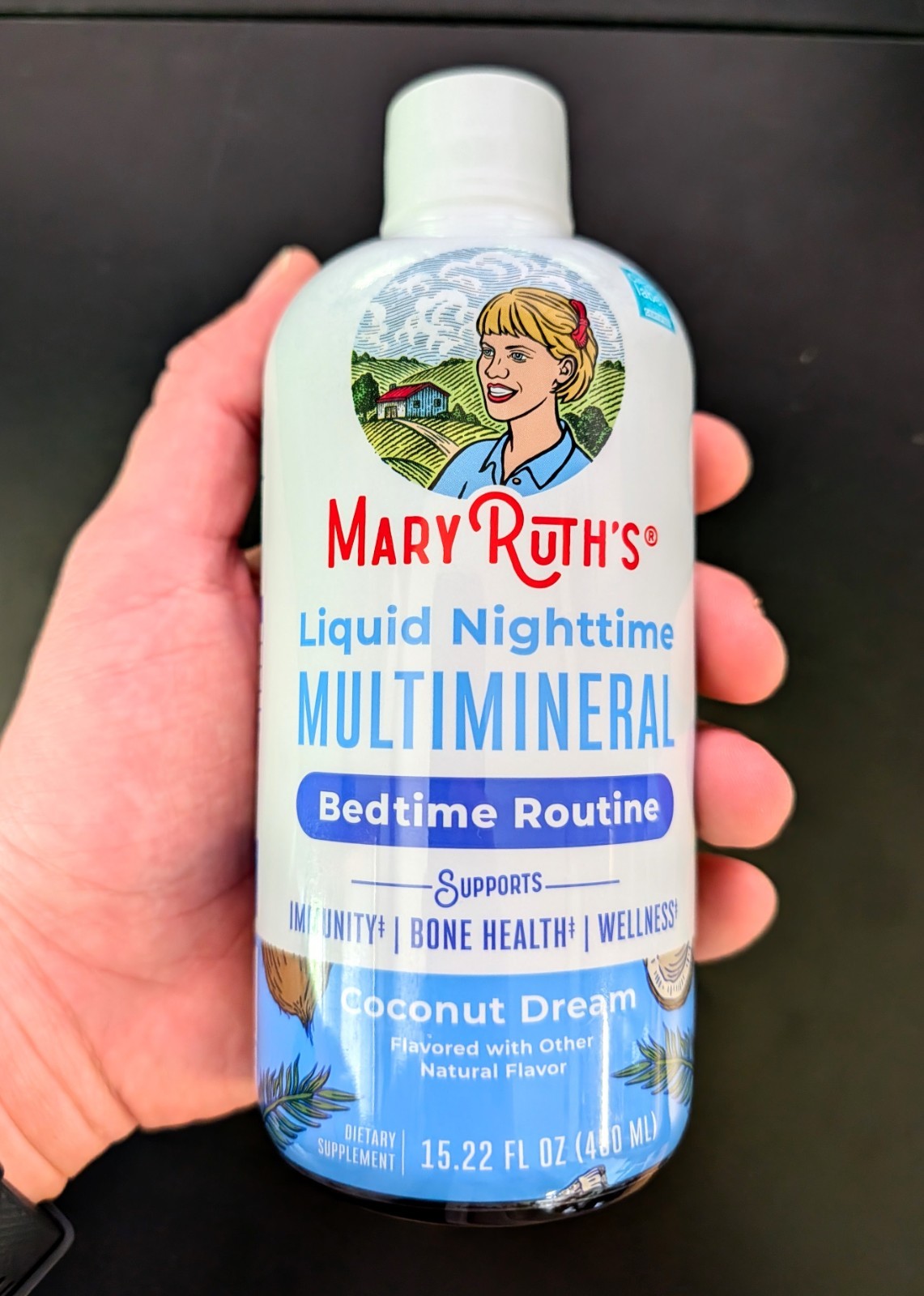 Mary Ruth Organics Nighttime Coconut Sugar-Free 15.22 oz Magnesium Citrate 10/27