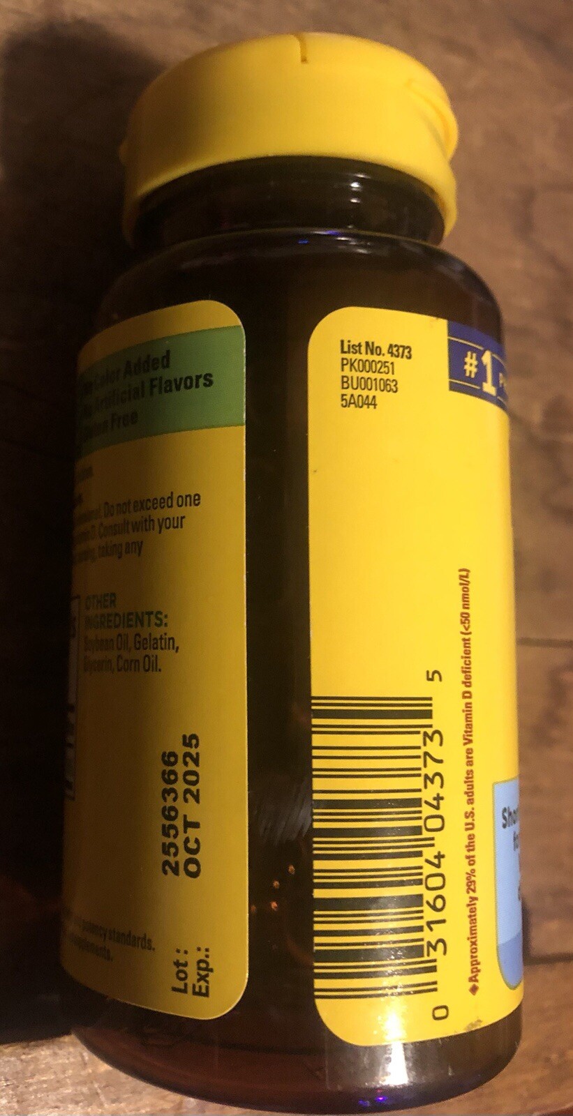 Nature Made Vitamin D3 10000 IU Supplement Maximum Strength 60ct EXP 10/2027 NEW
