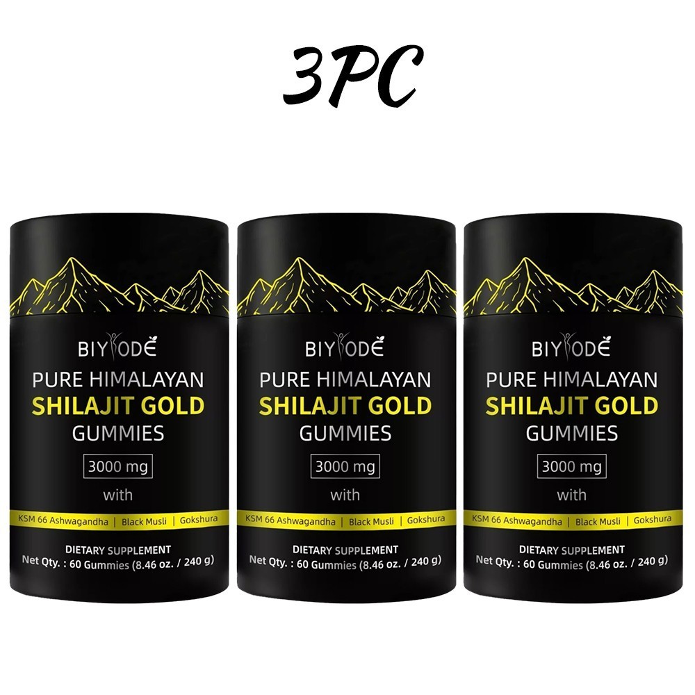 Himalayan Shilajit GOLD Gummies, Organic, Extremely strong 3000 mg, Fulvic Acid