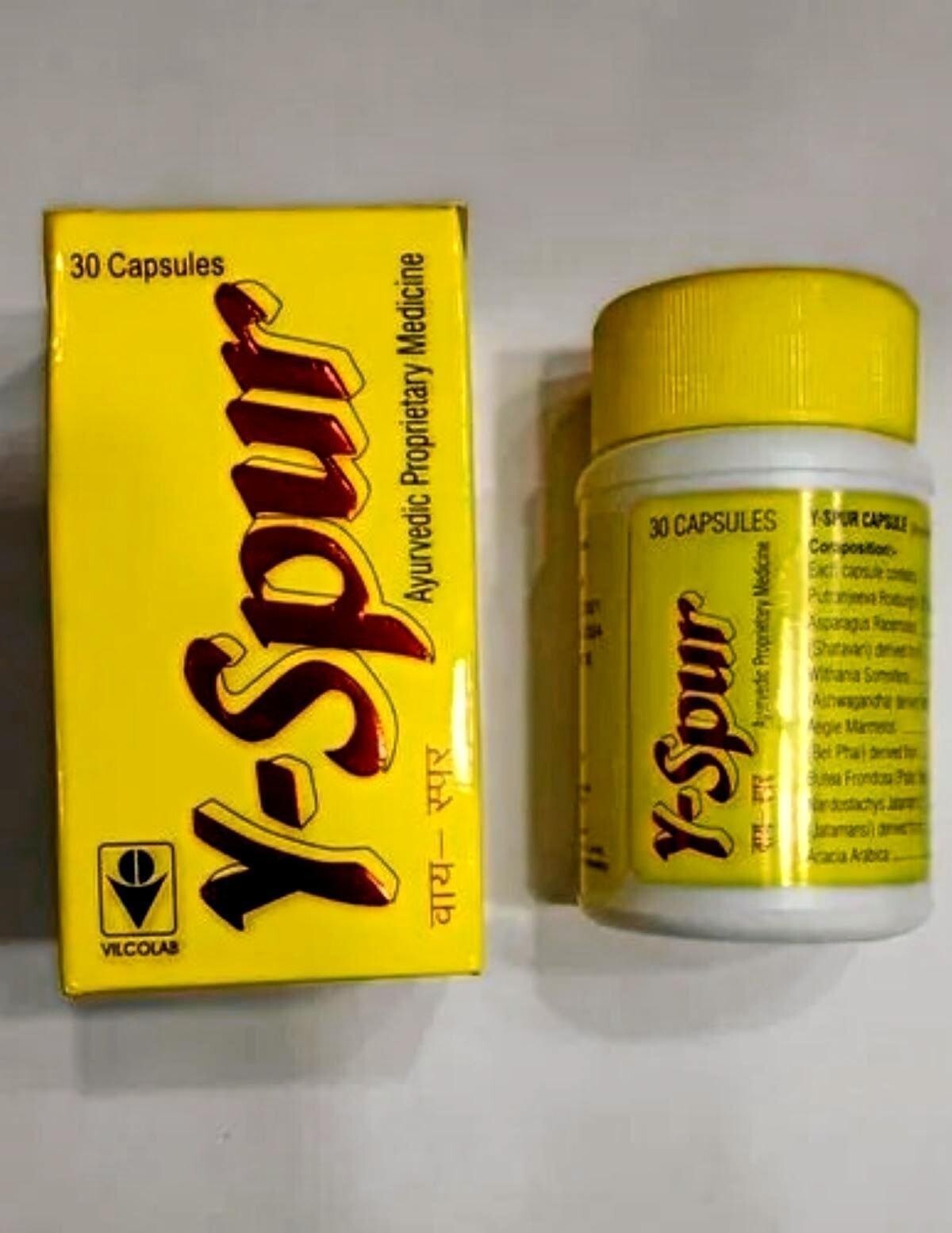 Y-Spur Propriatory Ayurvedic Pack of 30 Capsules with free shipping ORIGINAL
