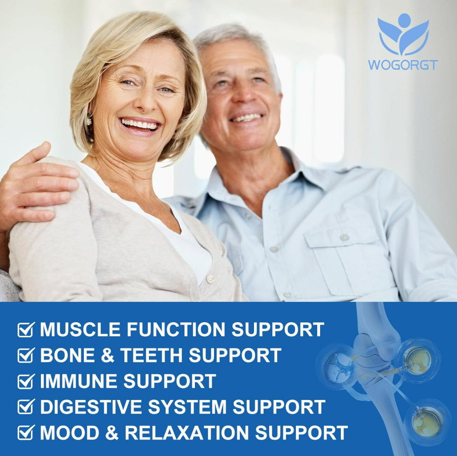 Calcium Citrate 1200mg with D3, Magnesium & Zinc for Bone and Immune Health Aids