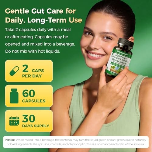 GREENPEOPLE Digestive Enzymes for Women & Men – Gentle Gut Health & Cleanse