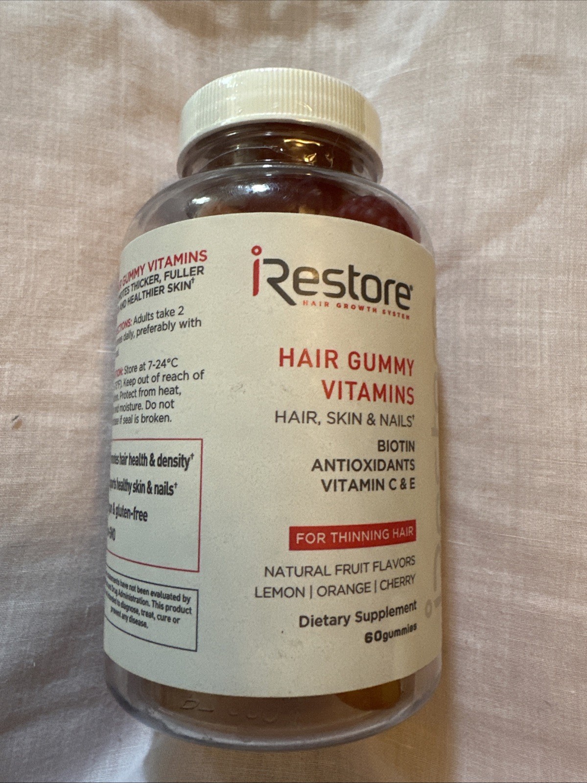 iRestore Vitamins Hair Gummies – Vegan Biotin Gummies for Hair Growth, 10/2024