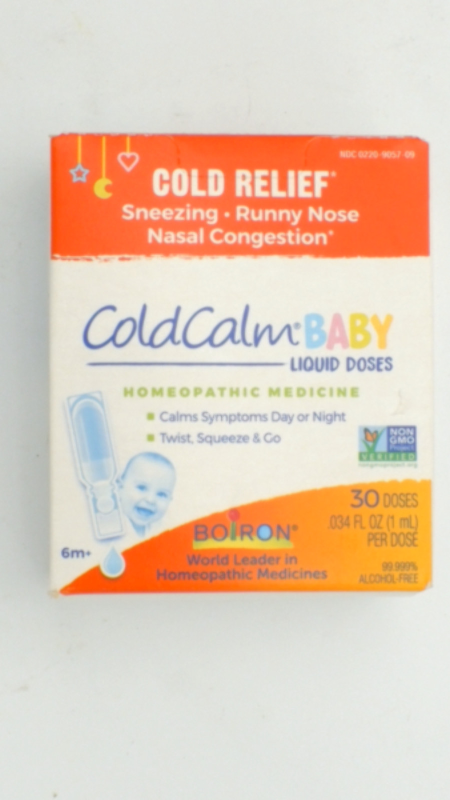12/28 Boiron ColdCalm Baby Single-Use Drops for Relief from Cold Symptoms of Sne