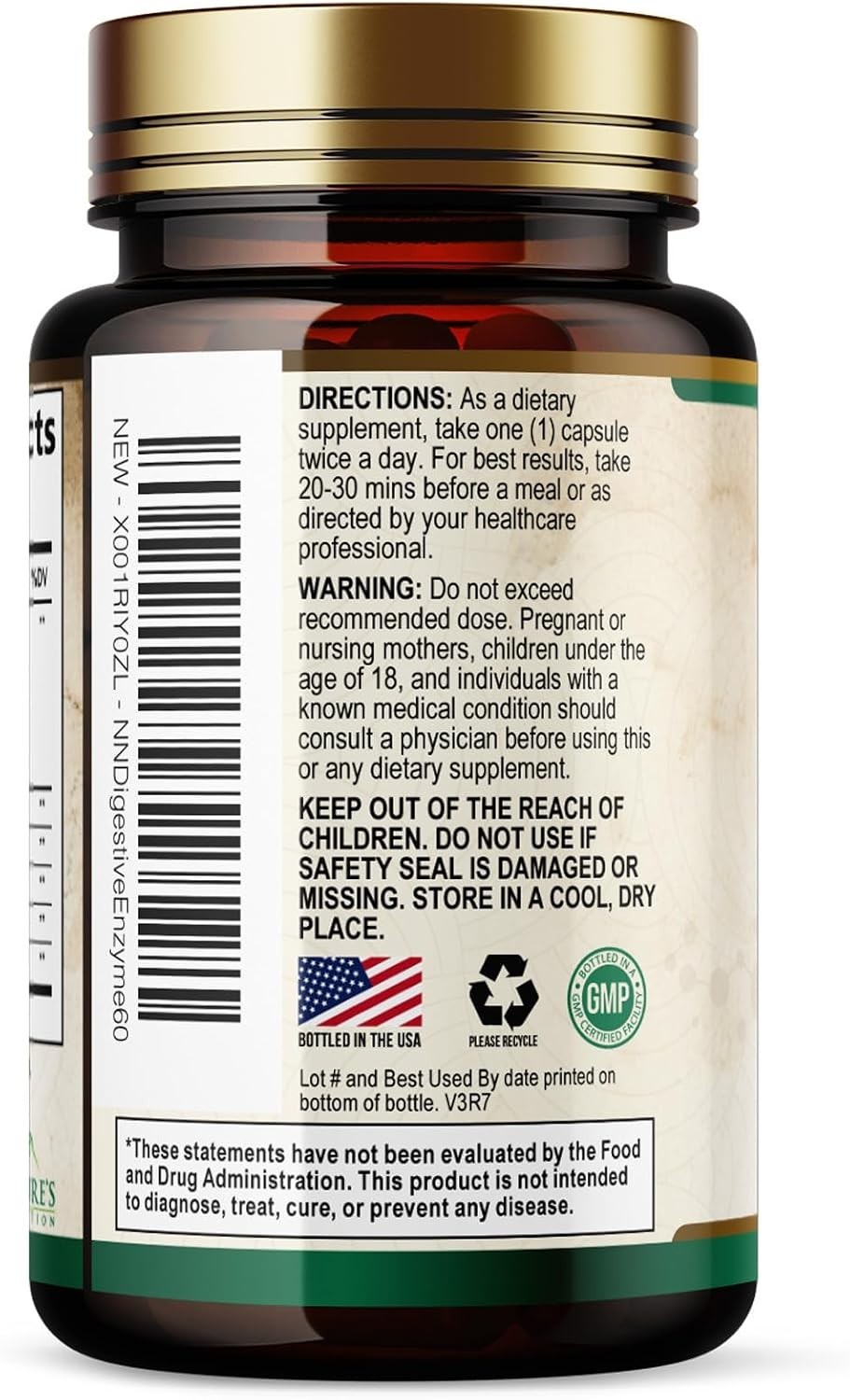 Digestive Enzymes – Super Multi Enzyme 120 Count (Pack of 1)