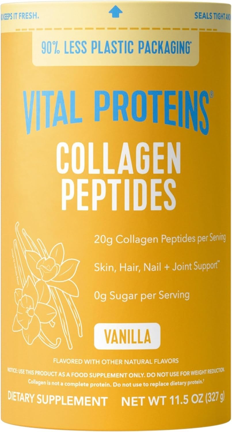 Vital Proteins Collagen Peptides Powder Vanilla, Hair Skin Nails Support, 11.5oz