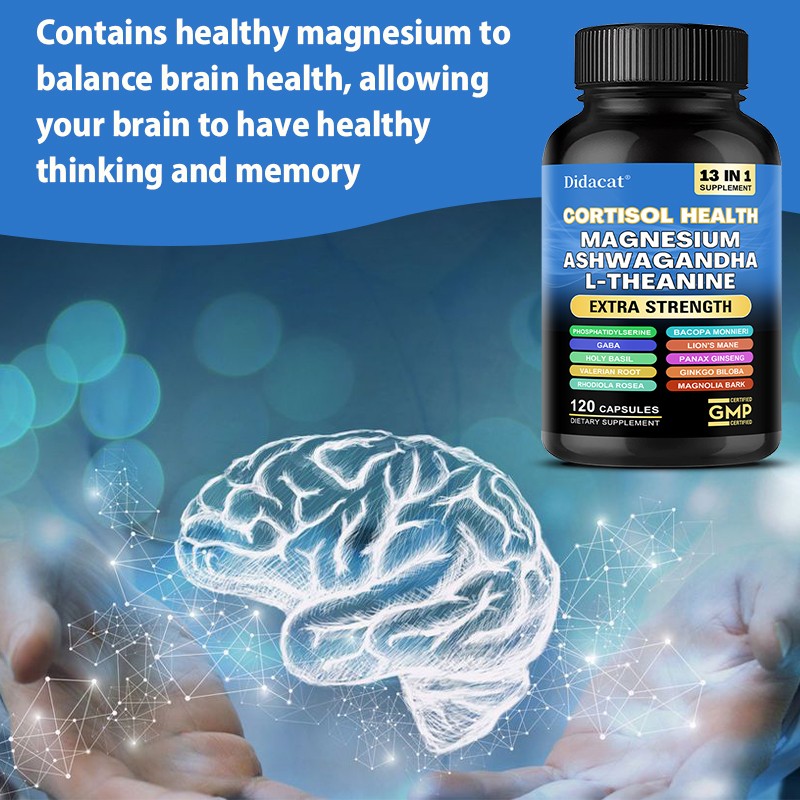 Cortisol Health – with Magnesium – Ashwagandha – for balanced mood and sleep
