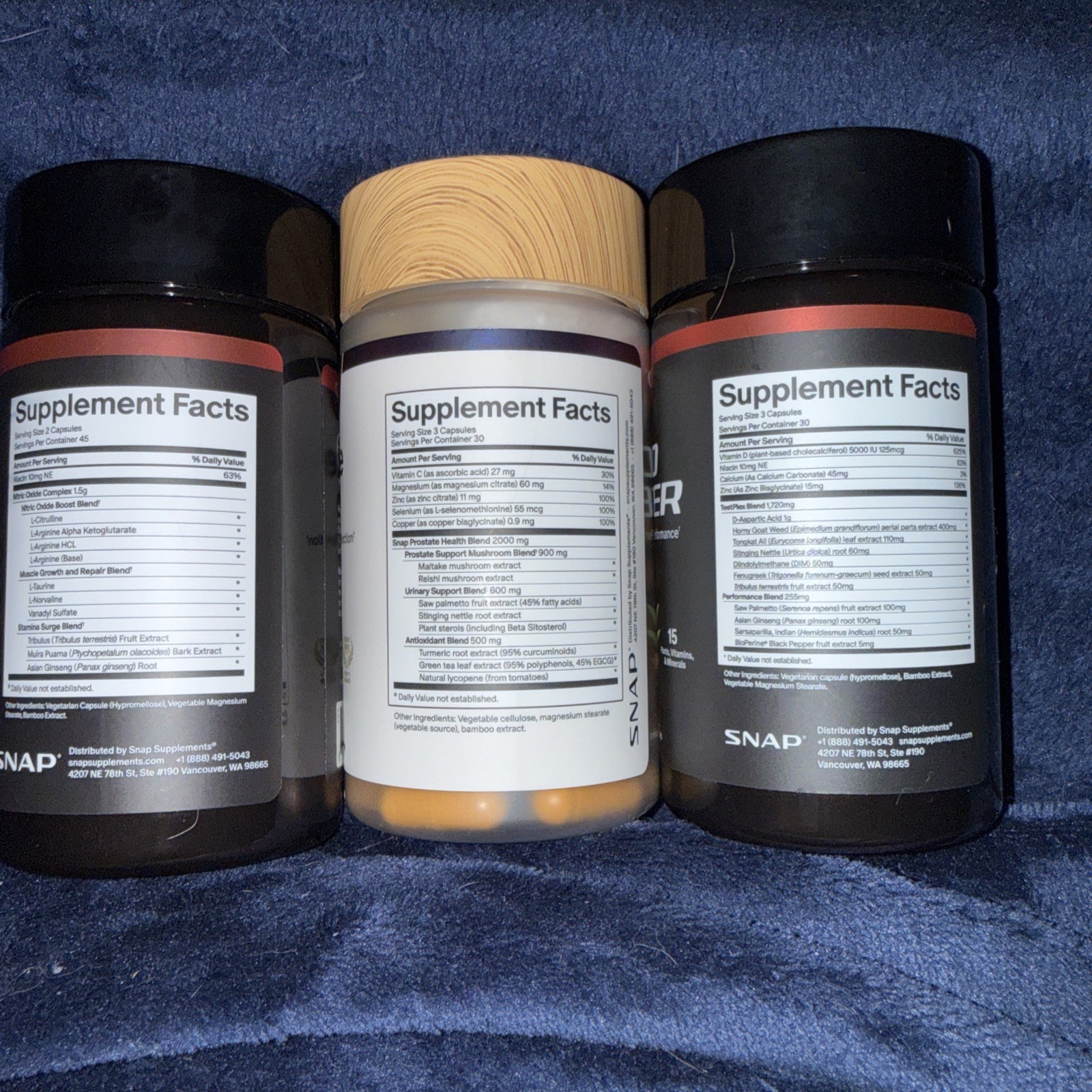 nitric Oxide Prostate Health Test Booster 3 Pack Men Supplement Exp 4/2029 New