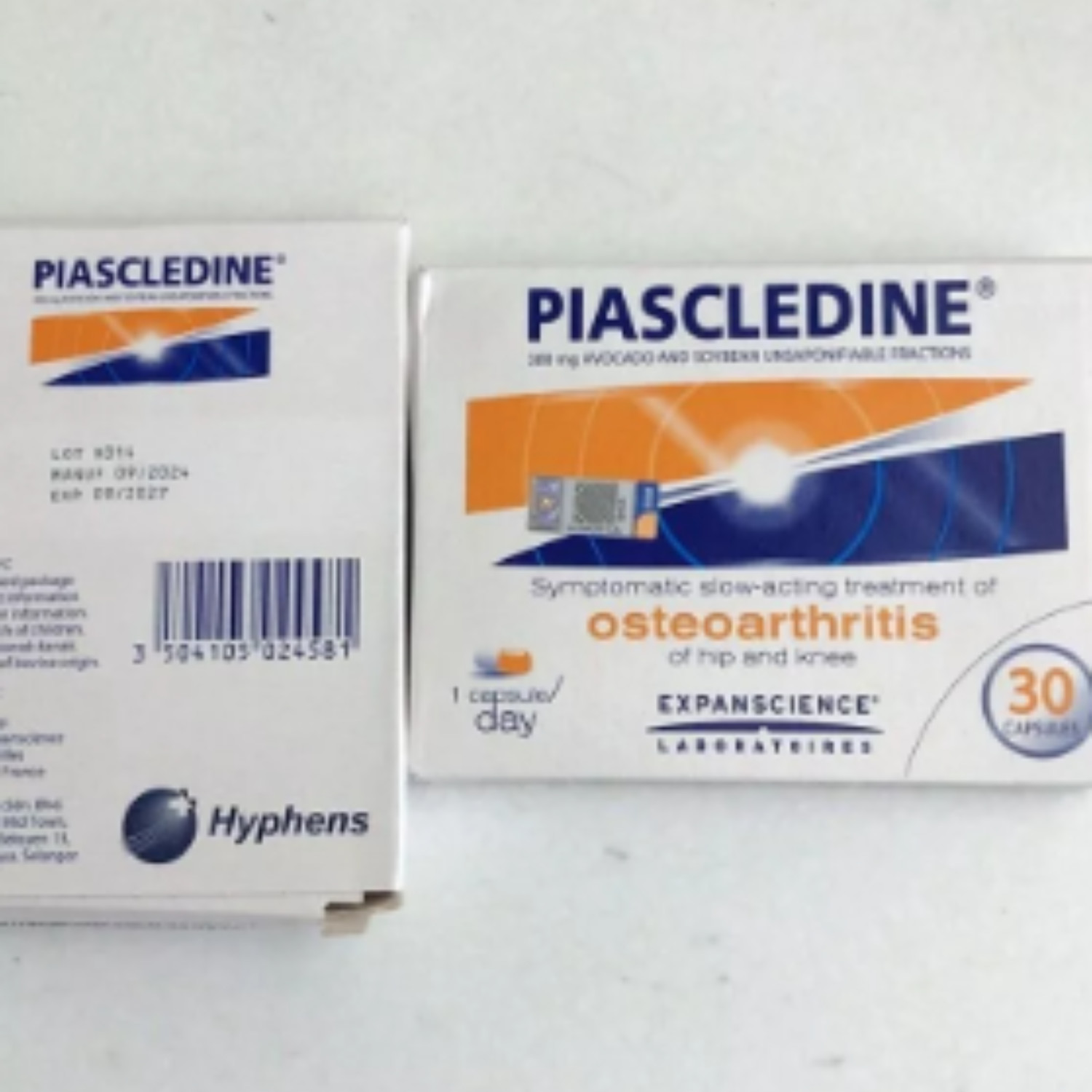 3 box Piascledine Anti-rheumatic Osteoarthritis Joint-pains (300mg x 30Caps)