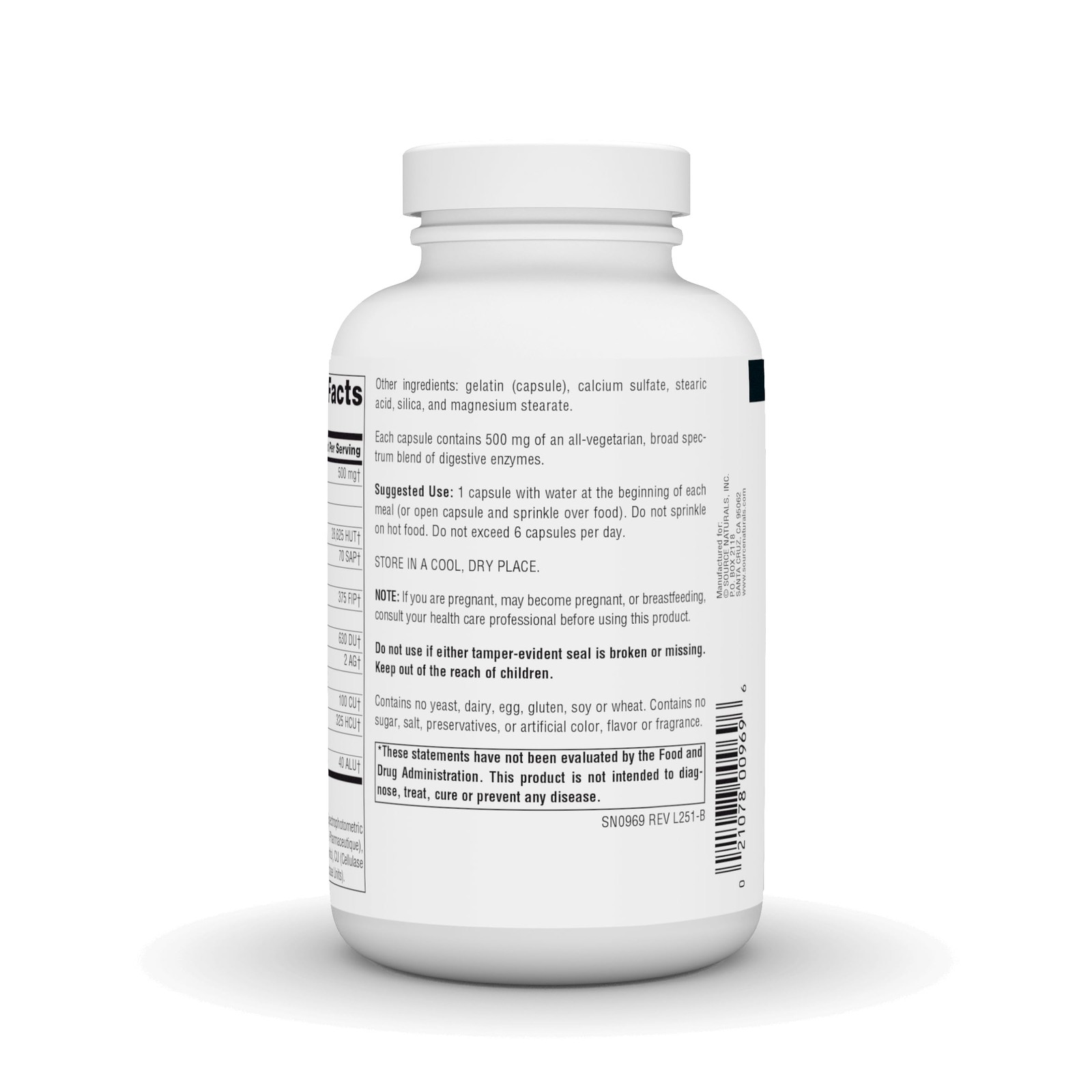 Source Naturals Essential Enzymes 500mg Bio-Aligned Multiple Enzyme Supplement