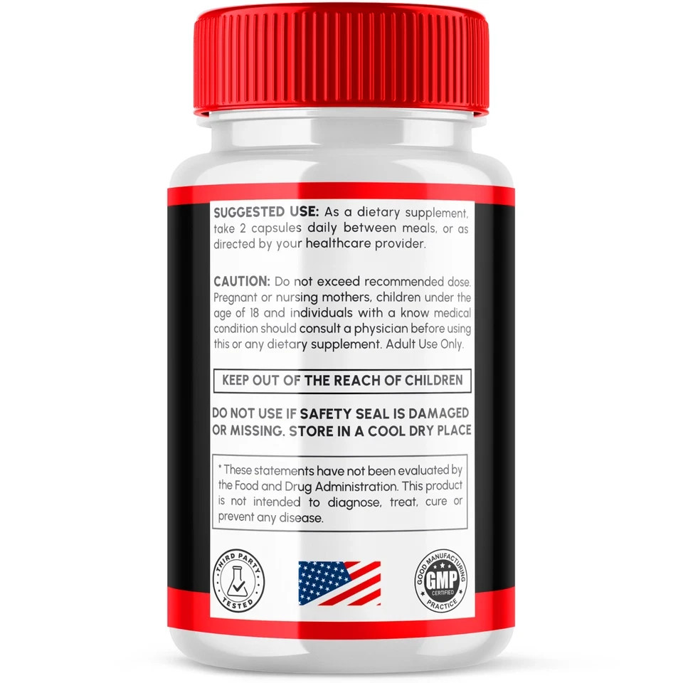 (2 Pack) Erec Boost Pills, Maximize Energy, Vitality & Stamina 120 Capsules