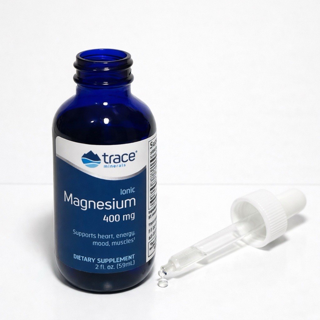 Trace Minerals Research Ionic Magnesium 2 Oz 400 mg Duo-Pack