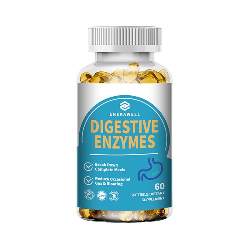 Digestive Enzymes w/ Prebiotic & Probiotics, Gas, Constipation & Bloating Relief
