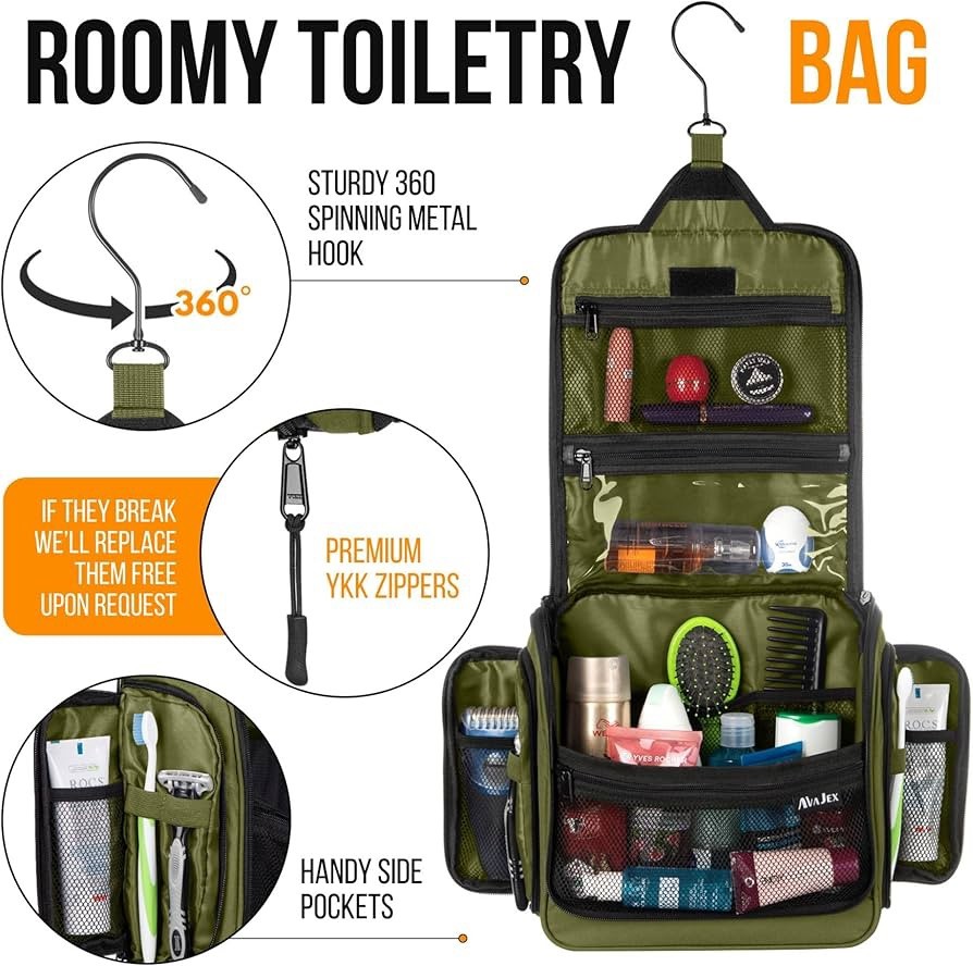 Be Summer Ready! Travel Toiletry Bag for Men and Women
