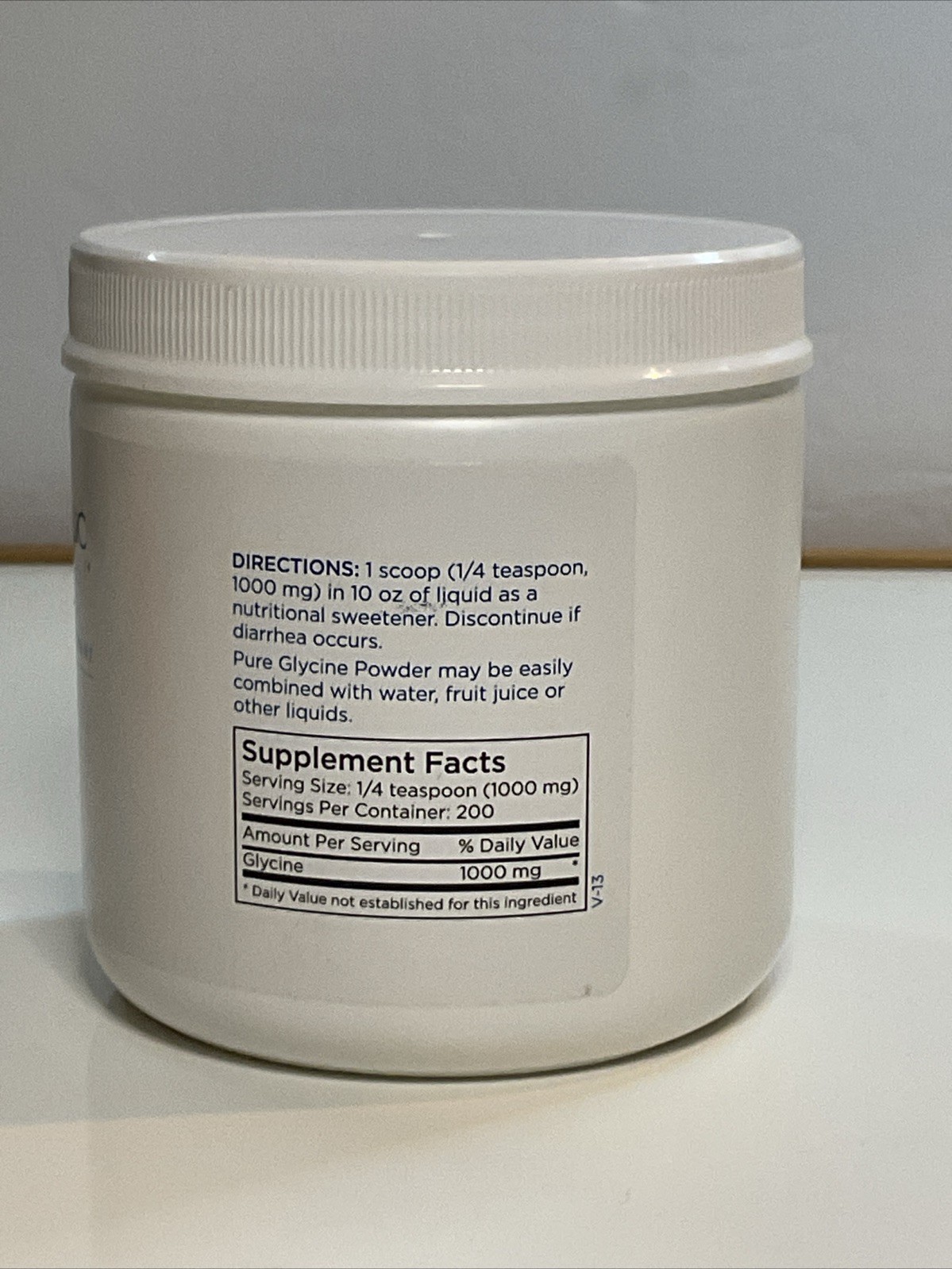 Metabolic Maintenance Glycine Powder (200 Grams, 400 Servings) Exp 02/2026