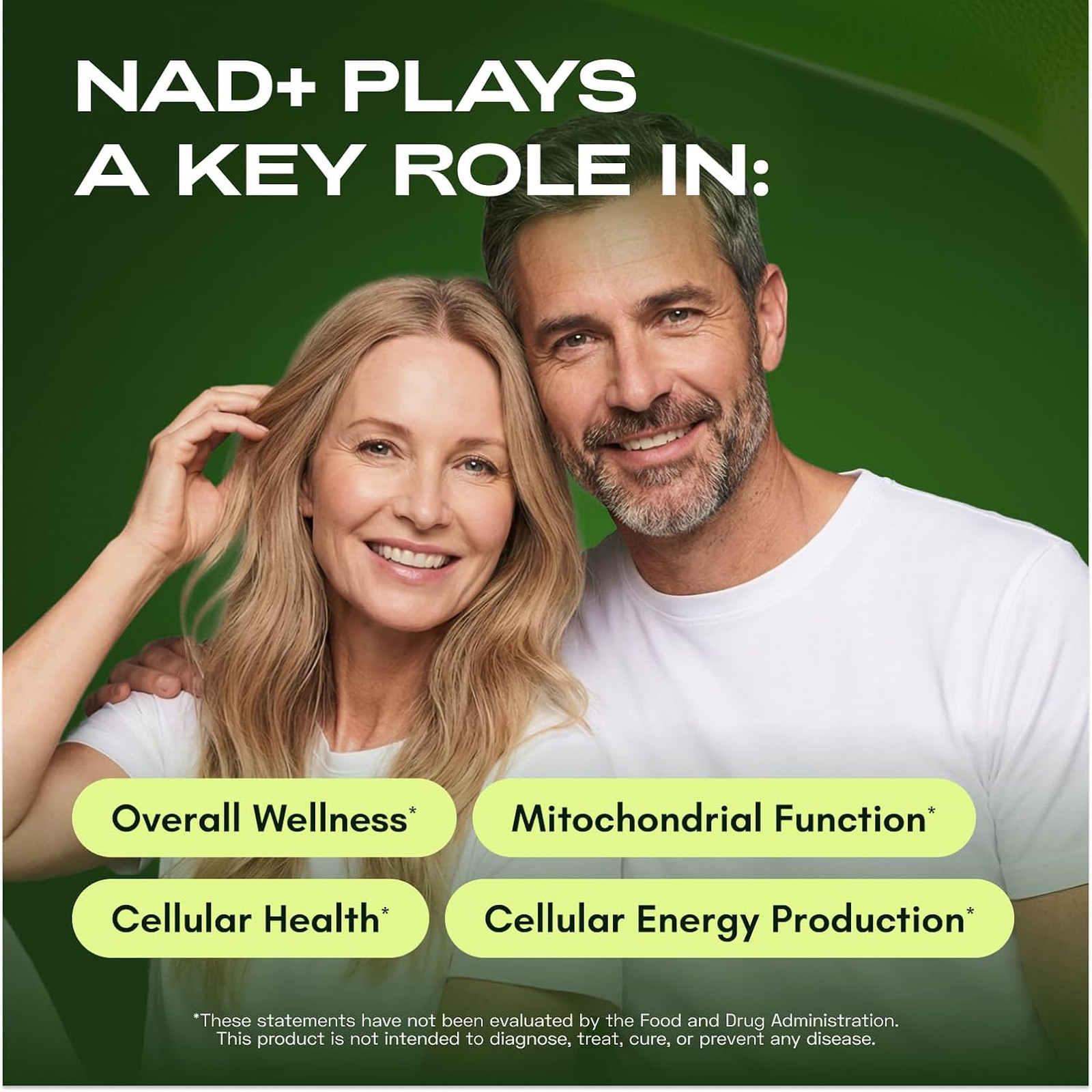 Liposomal NAD Supplement with Resveratrol NMN Alternative 180 Capsules 3 Pack