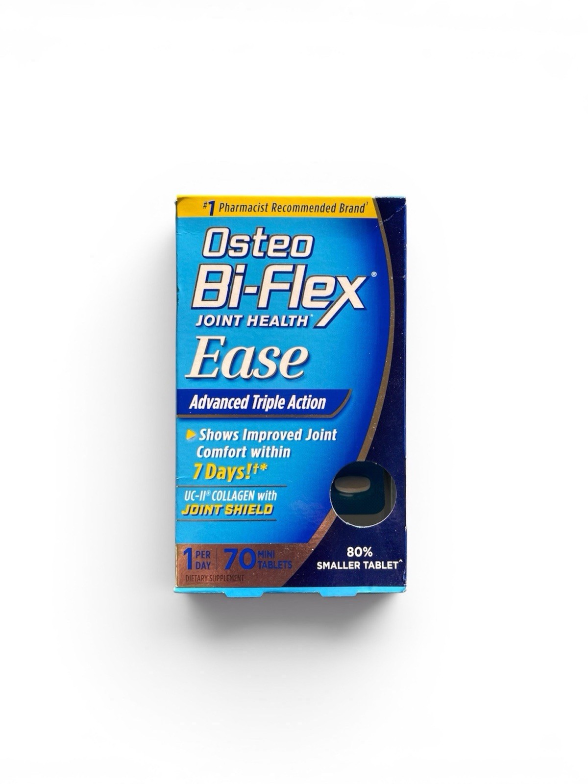 2 Packs Of Osteo Bi-flex Ease Advanced Triple Action 70 Mini Tablets. Ex09/27
