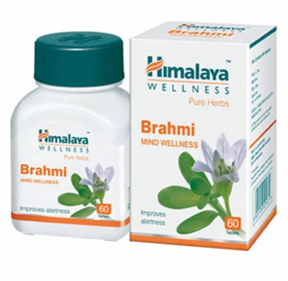 3 X Himalaya BRAHMI 60 Tablets | Free Shipping