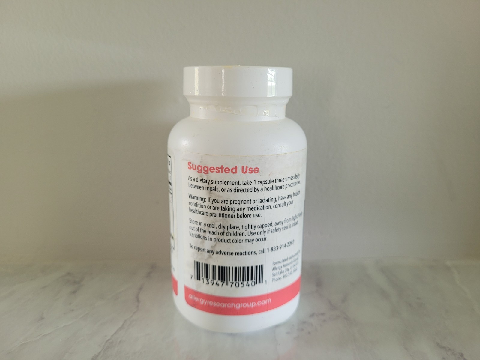 Allergy Research Group – Free Aminos 100 Veg Capsules