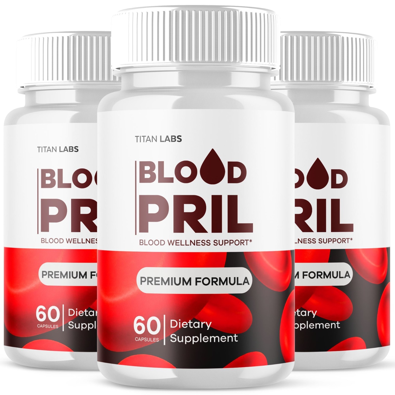 (3 Pack) Bloodpril Advanced Blood Health Support Formula Blood Pril 180 Capsules