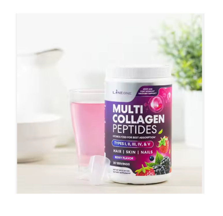 Collagen Peptides Powder for Women Hydrolyzed Collagen Protein Types