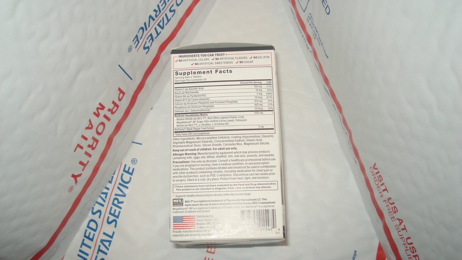 Force Factor Total Beets Powerful Circulatory Support 120 Tables Exp. 04/27