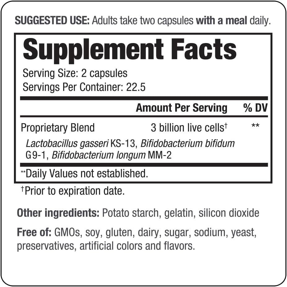 Kyo-Dophilus Daily Probiotic, Immune Health & Digestive Support*, 45 Capsules