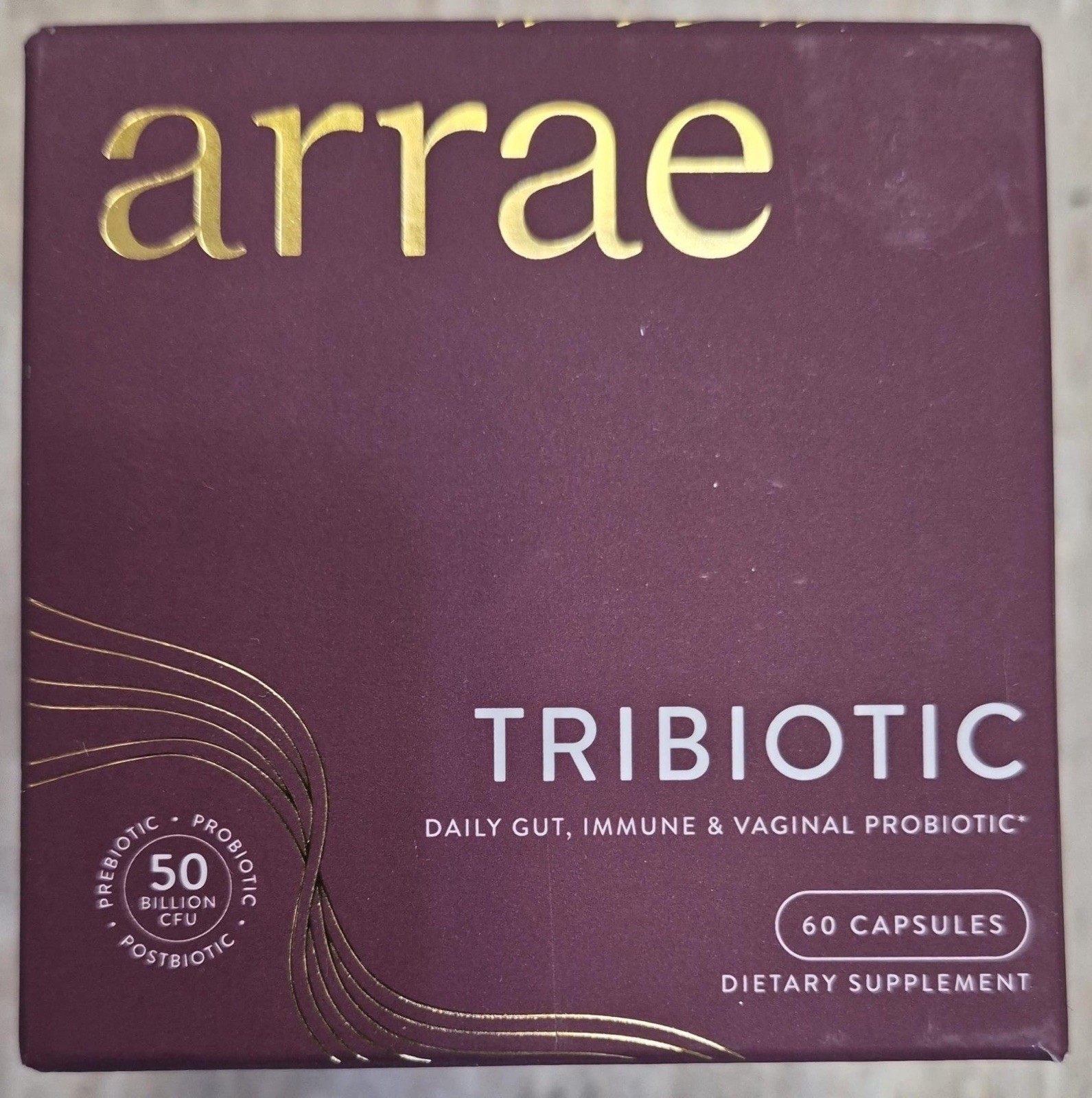 Arrae Tribiotic Probiotics for Women Support for Vaginal pH Balance Exp 09/26