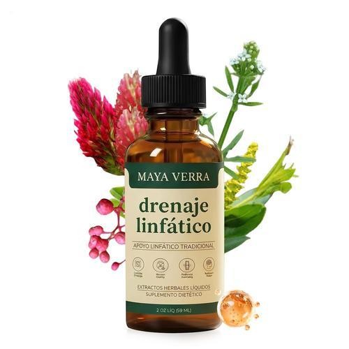 Mayaverra Lymphatic Drainage Drops Herbal Liquid Lymph Support Wellness Tincture
