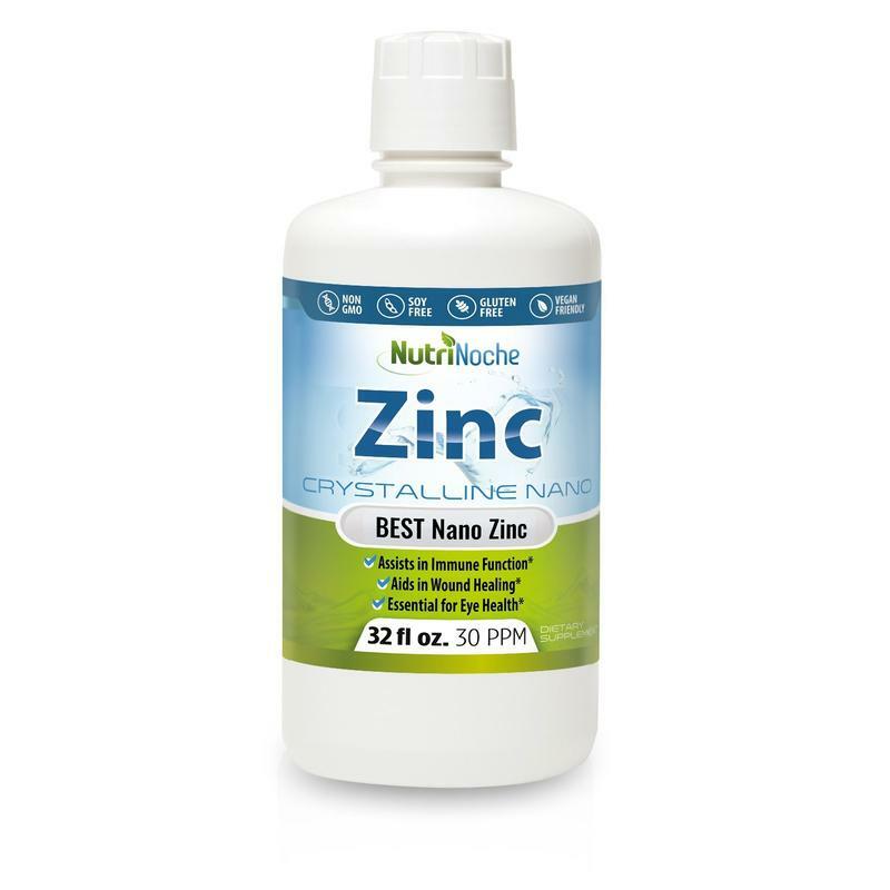 The BEST Colloidal Zinc Liquid – Colloidal Minerals – 32 oz Liquid Zinc Product