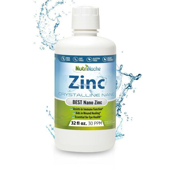 The BEST Colloidal Zinc Liquid – Colloidal Minerals – 32 oz Liquid Zinc Product