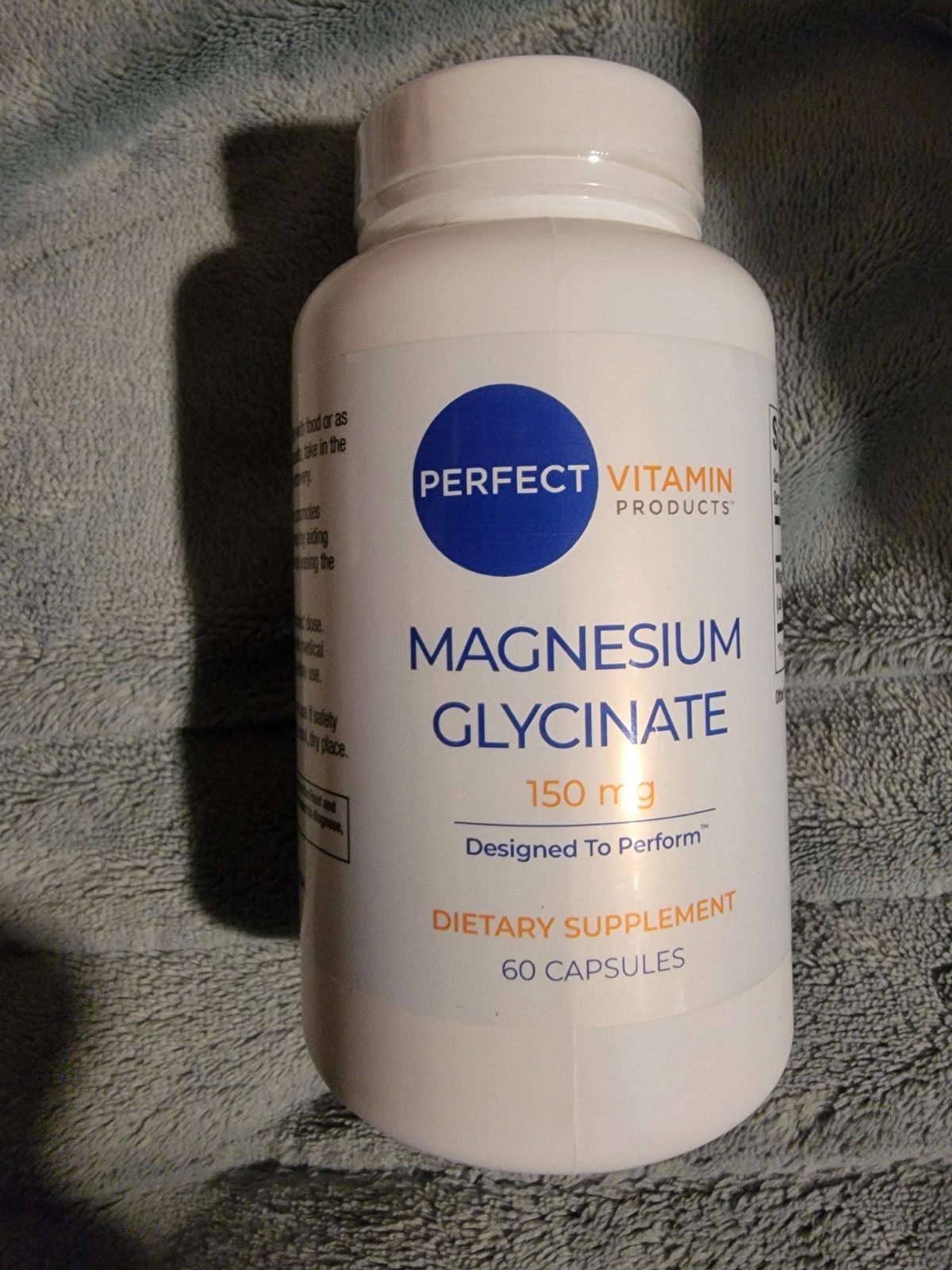 High Absorption Bioavailable Magnesium Glycinate 150mg 60 Capsules Sleep Support