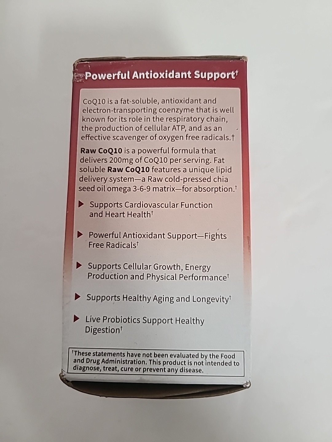 (Lot Of 2) Garden of Life Raw CoQ10 200 mg 60 Vegan Capsules Exp Date ( 10/2024)