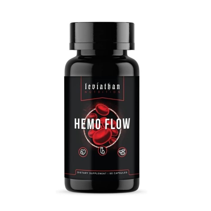 Nutrition Leviathan Hemo Flow Supplement with Nattokinase for Nitric Oxide 1 * 3