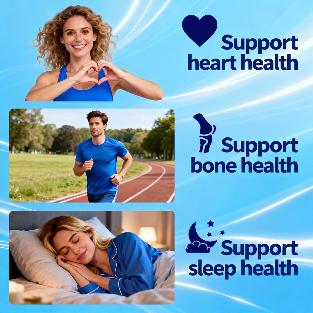 Magnesium Complex With Vitamin B6 For Absorption Support Vegan 30/60/120Capsules