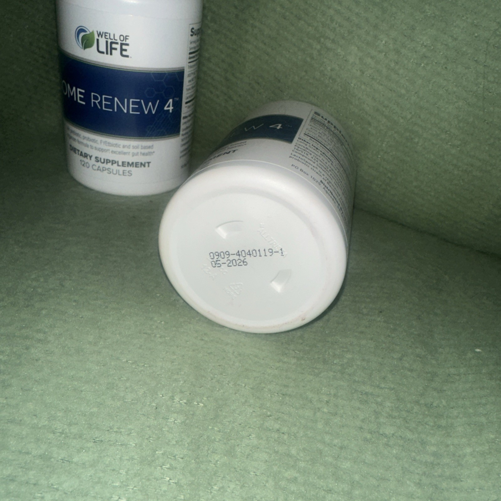 Well of Life Biome Renew4 and Restore Non-GMO 120 capsules exp: 05/2026