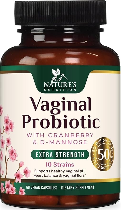 Vaginal Probiotics for Women pH Balance, Digestive, UT & Feminine Health Support