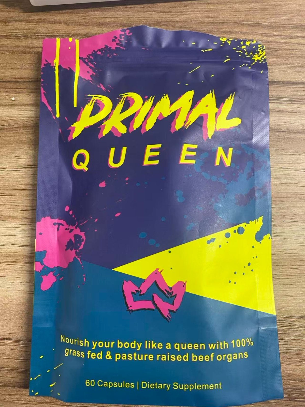 3pcs Primal Queen Supplement for Women 60 Counts Beef Organ – 1 Month Supply