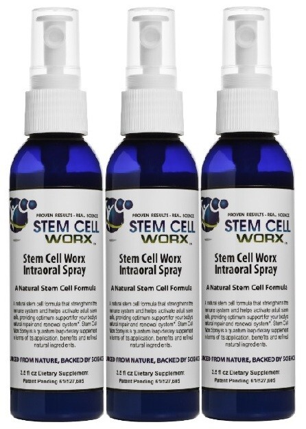 3 Pack Stem Cell Supplements – Revive, Restore and Recharge With Stem Cell Worx