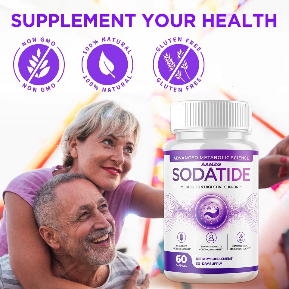 Sodatide Supplement, Soda Tide for Metabolism & Overall Health 300ct, 5 Pack